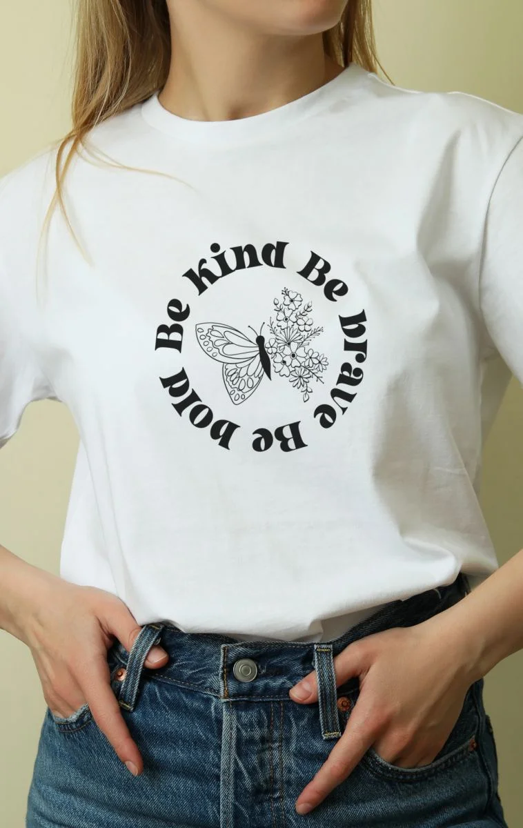 Unisex Oversize 24/1 Penye DTF Baskılı Tişört - DTF67