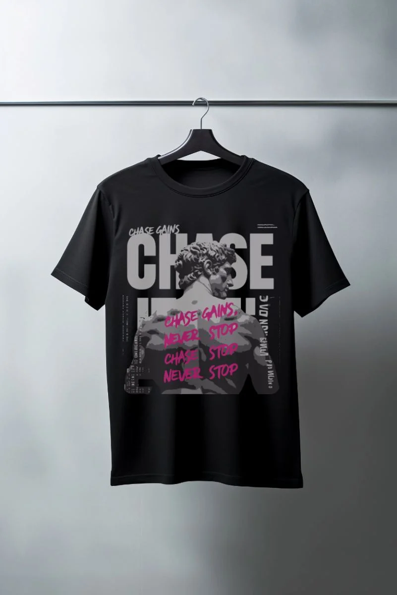 Unisex Oversize 24/1 Penye DTF Baskılı Tişört - DTF89