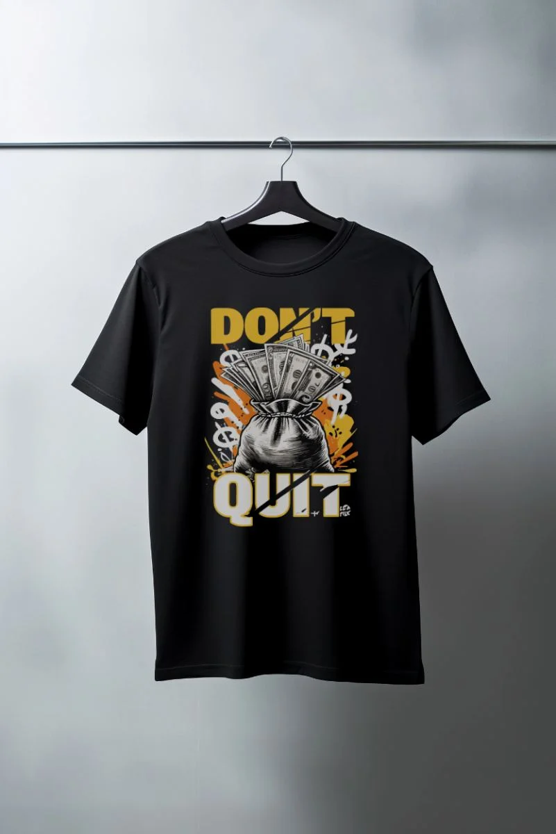 Unisex Oversize 24/1 Penye DTF Baskılı Tişört - DTF113