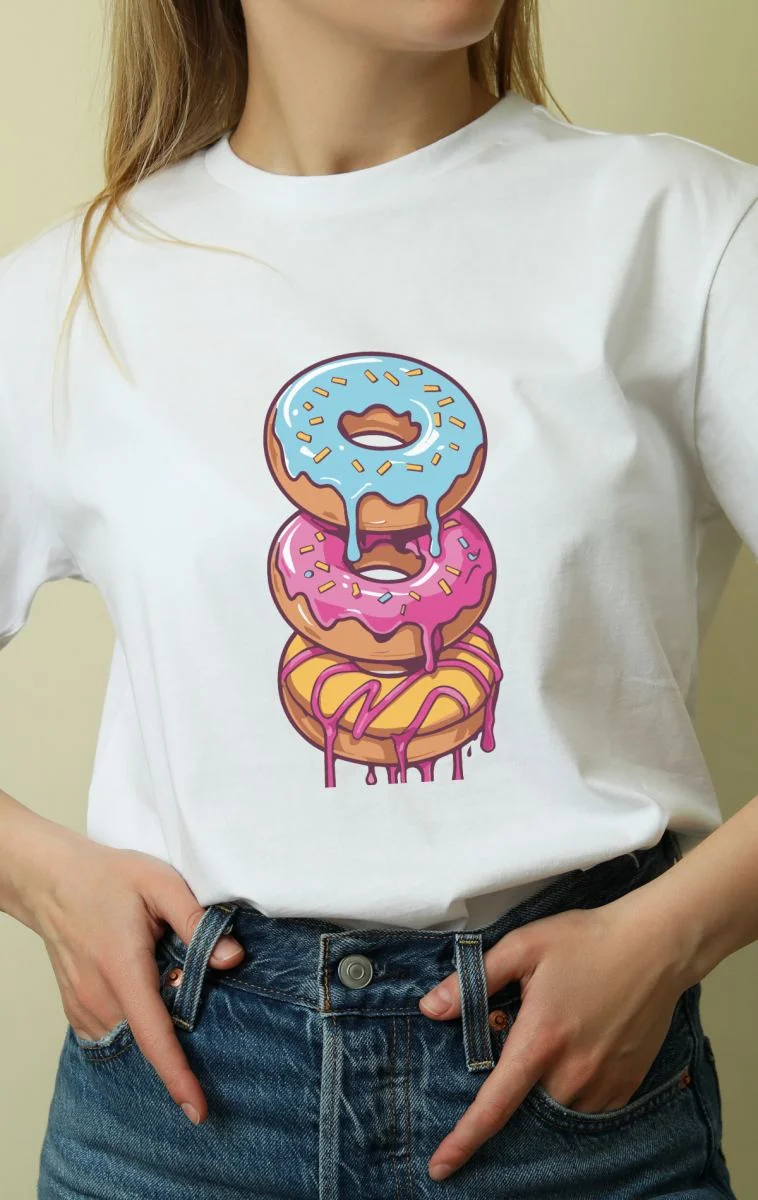 Unisex Oversize 24/1 Penye DTF Baskılı Tişört - DTF149