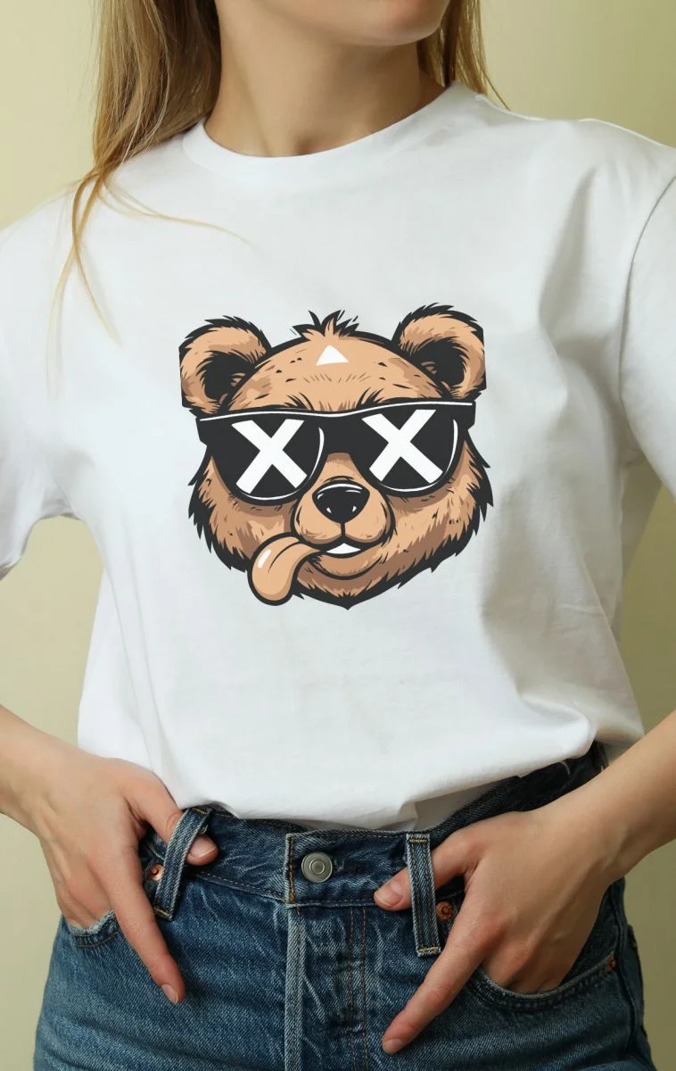Unisex Oversize 24/1 Penye DTF Baskılı Tişört - DTF155