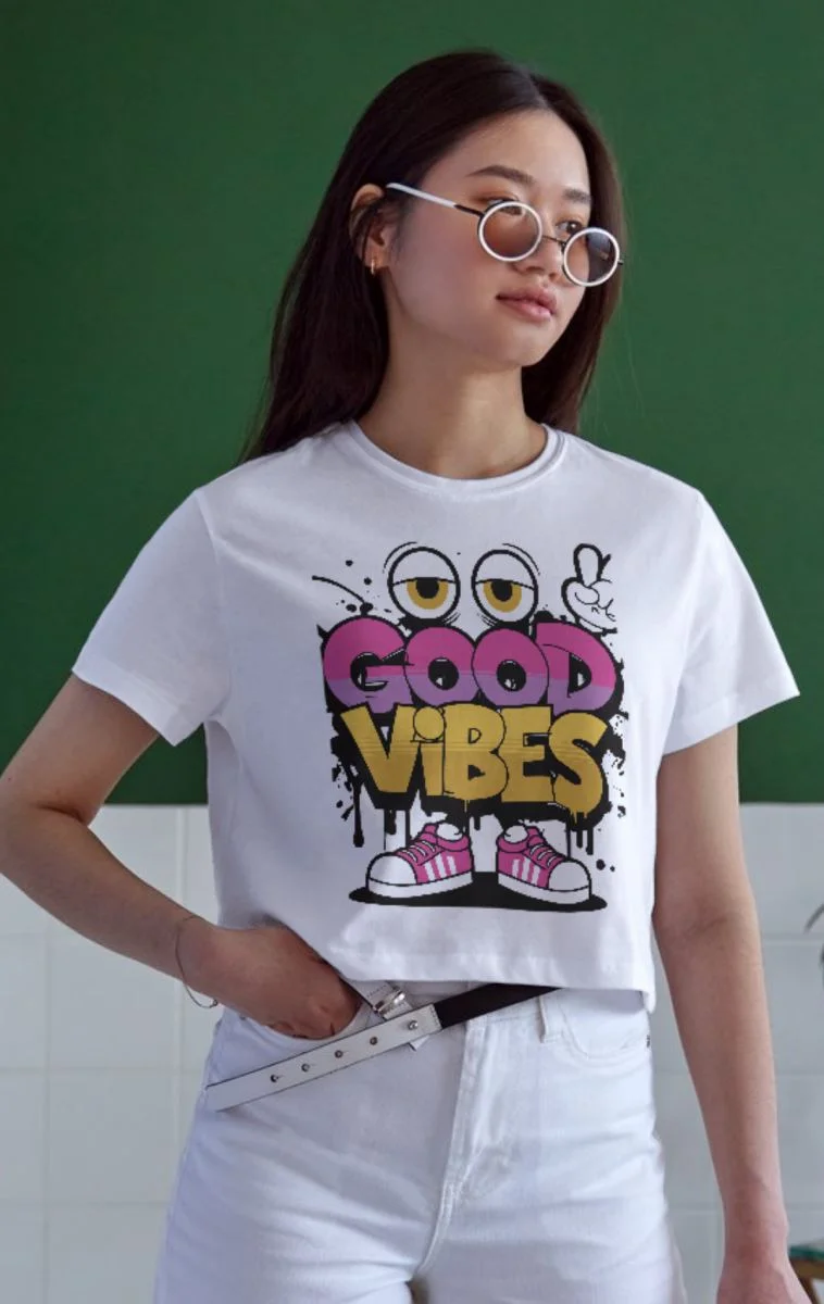 Unisex Oversize 24/1 Penye DTF Baskılı Tişört - DTF156