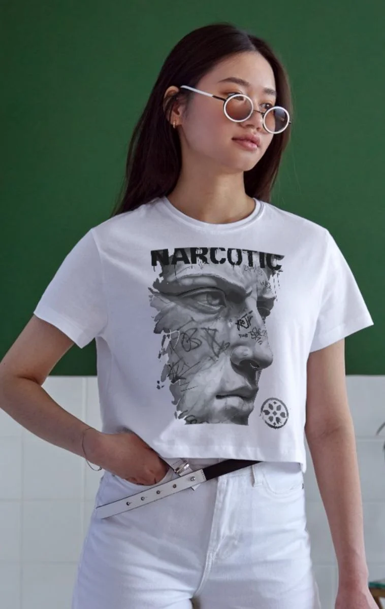 Unisex Oversize 24/1 Penye DTF Baskılı Tişört - DTF172