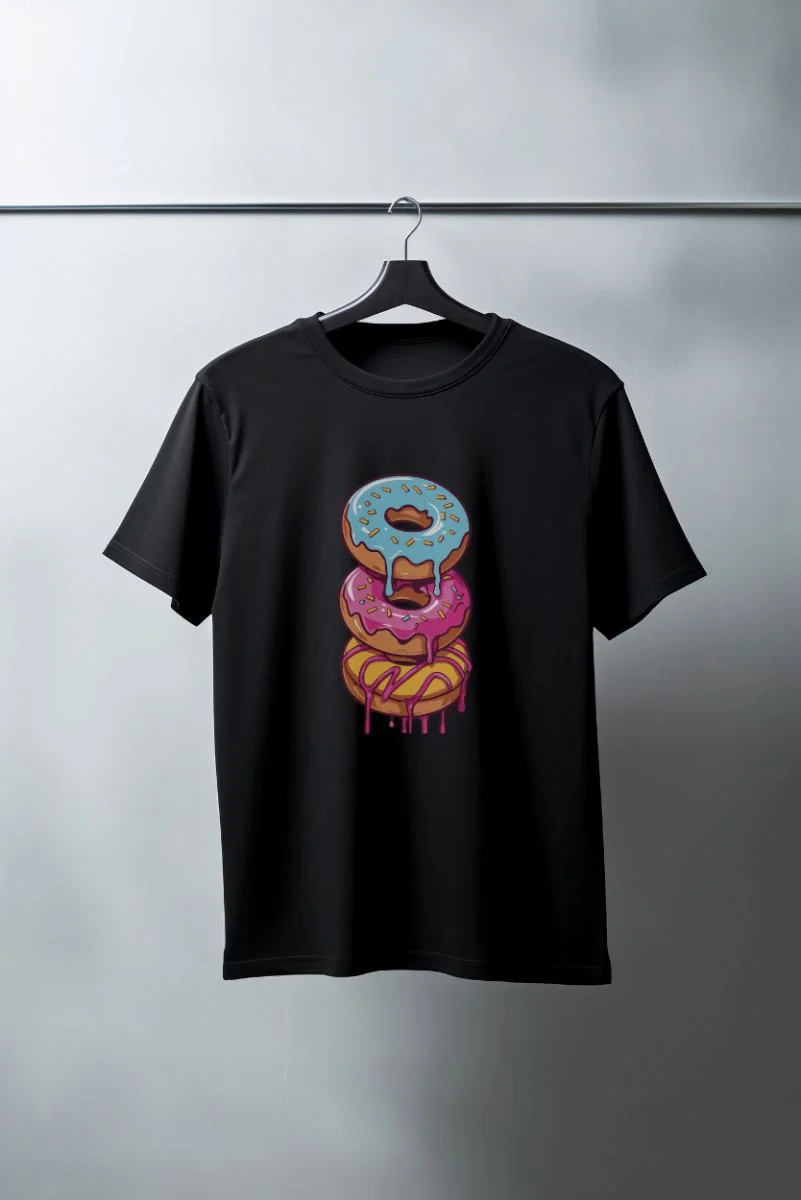 Unisex Oversize 24/1 Penye DTF Baskılı Tişört - DTF187