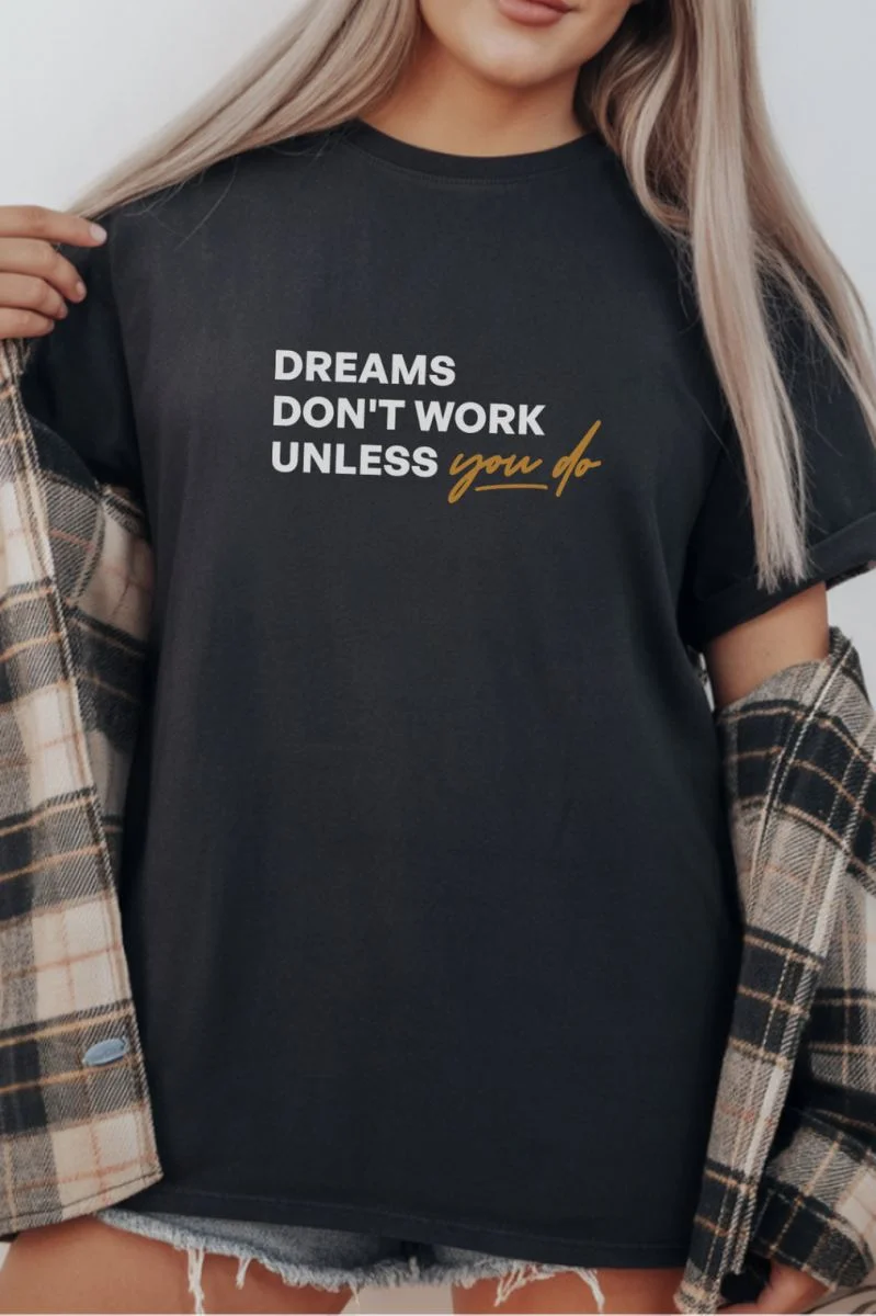 Unisex Oversize 24/1 Penye DTF Baskılı Tişört - DTF294