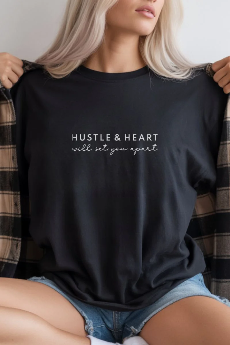 Unisex Oversize 24/1 Penye DTF Baskılı Tişört - DTF300