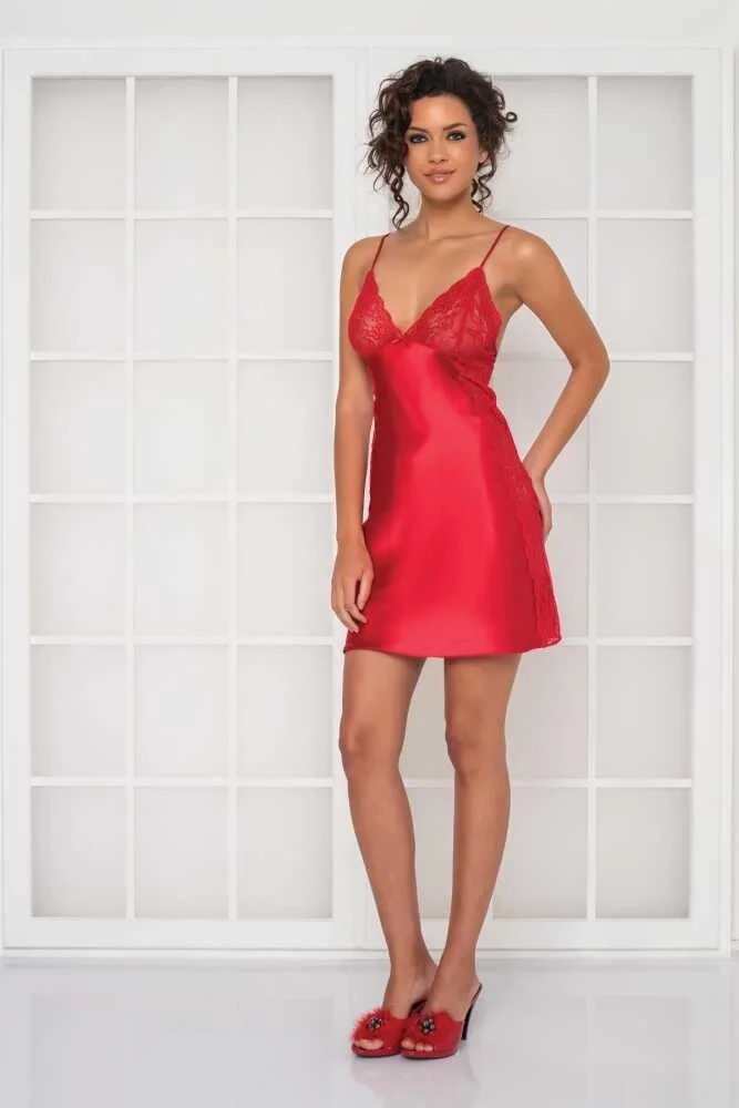 Pierre Cardin 624 Kısa Saten Gecelik