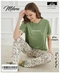 40106 Kadın Kısa Kol Pijama Takımı