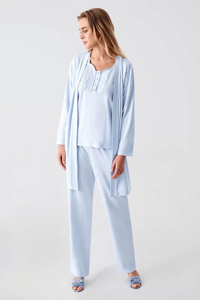 Freshness 321 Kadın Sabahlıklı Pijama Takımı