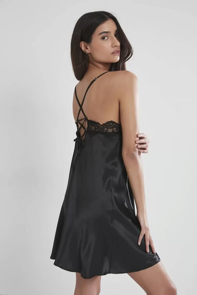 Pierre Cardin 6335 6'lı Saten Gecelik Sabahlık Takım
