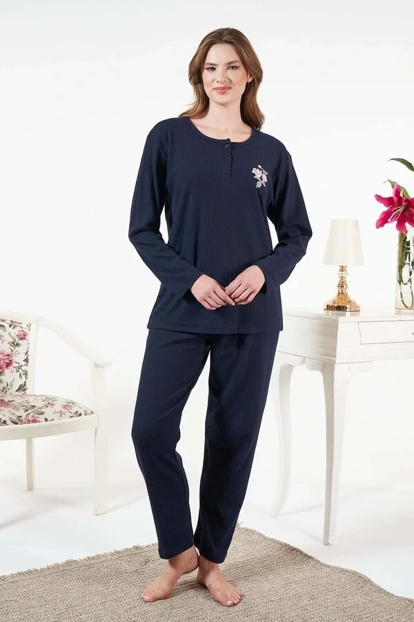 Estiva 25330 İnterlok Şardonlu Pijama Takımı