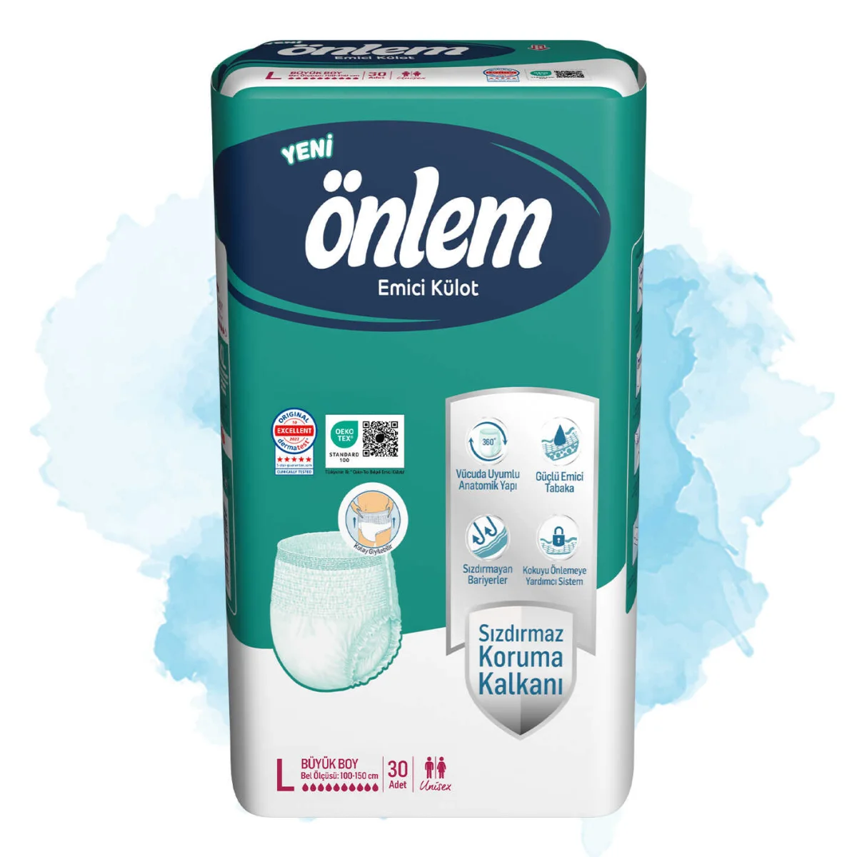 Emici Külot - L - 120 Adet, 4 Paket