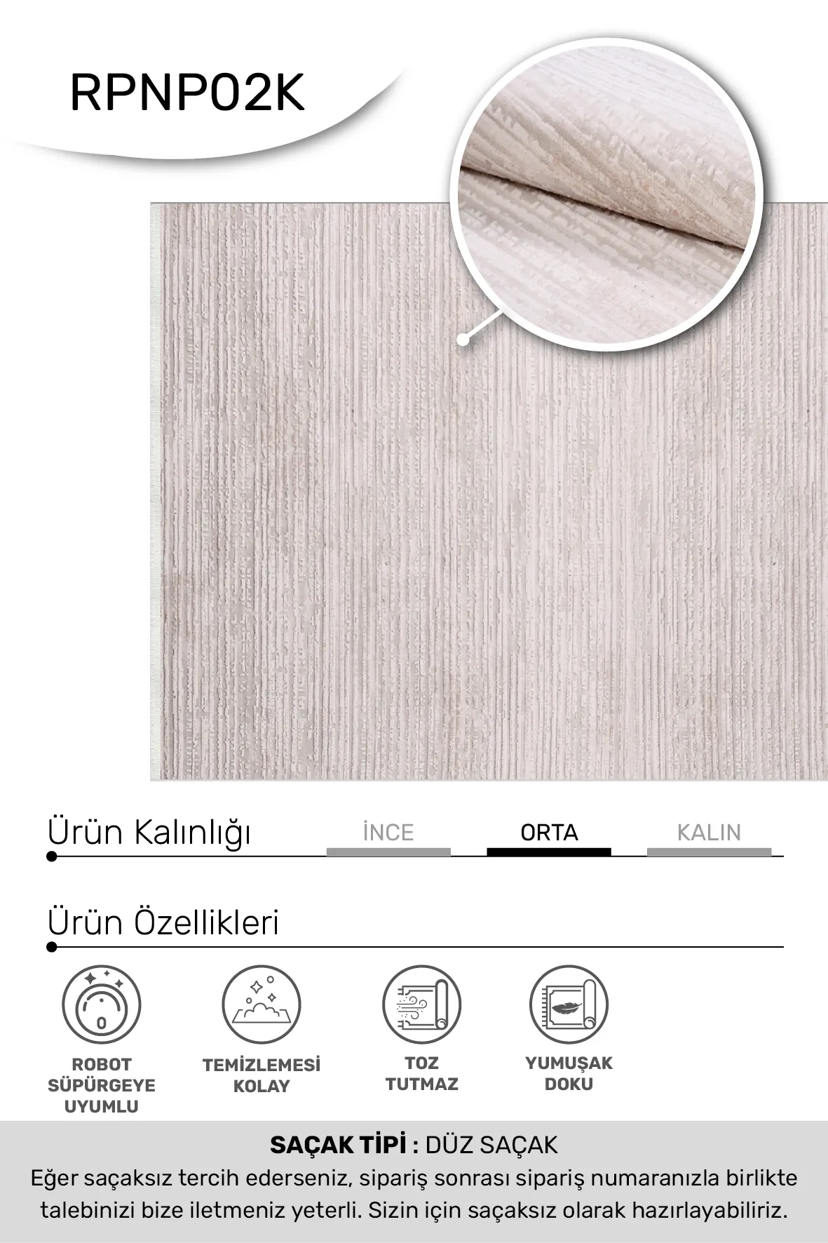 YoudayHomeCollection BONAPARTE Model Halı 200X290