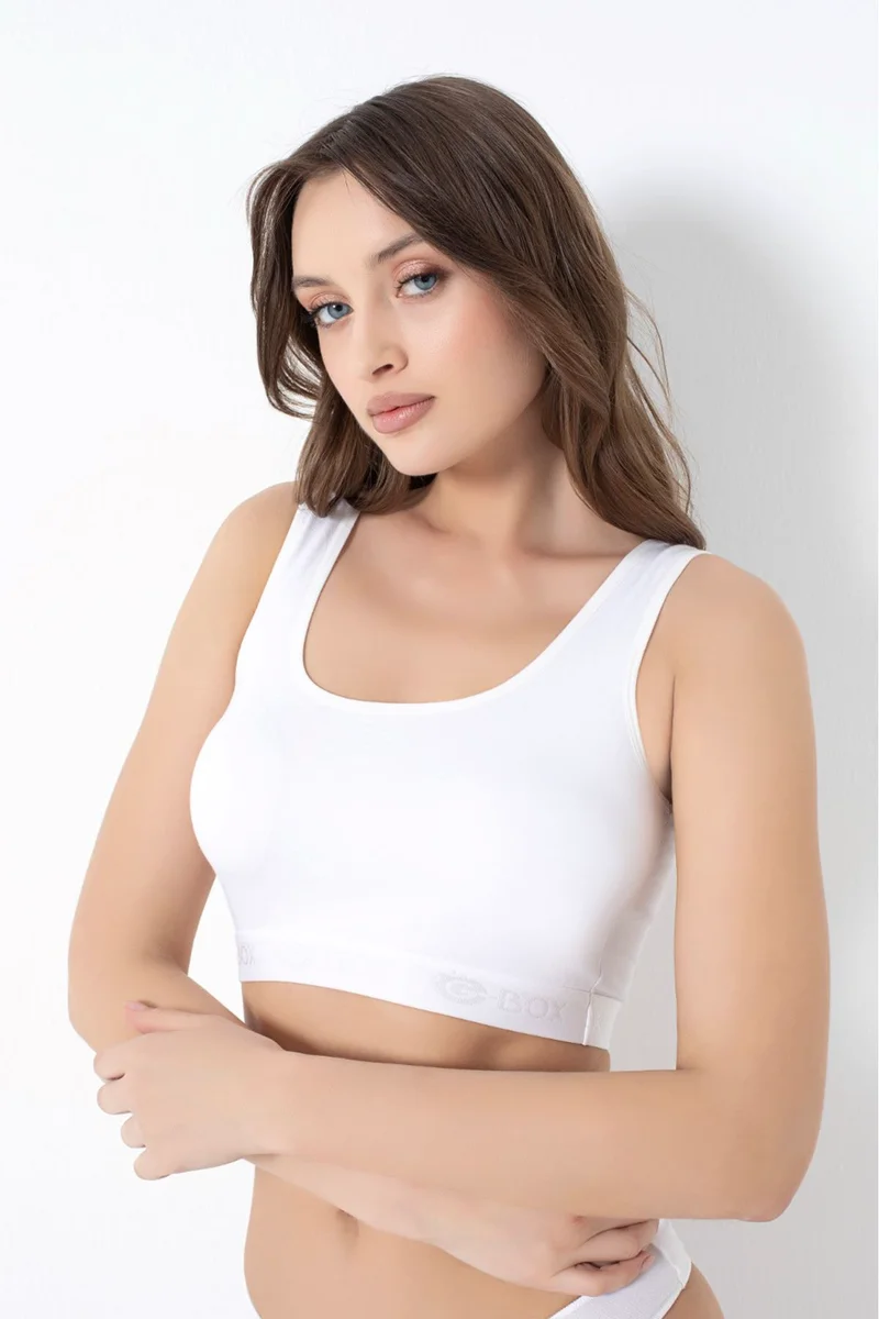 Bambu Nefes Alabilen Çıkarılabilir Pedli Kalın Askılı Büstiyer