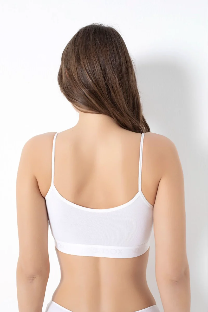 Bambu Nefes Alabilen Çıkarılabilir Pedli İnce Askılı Büstiyer
