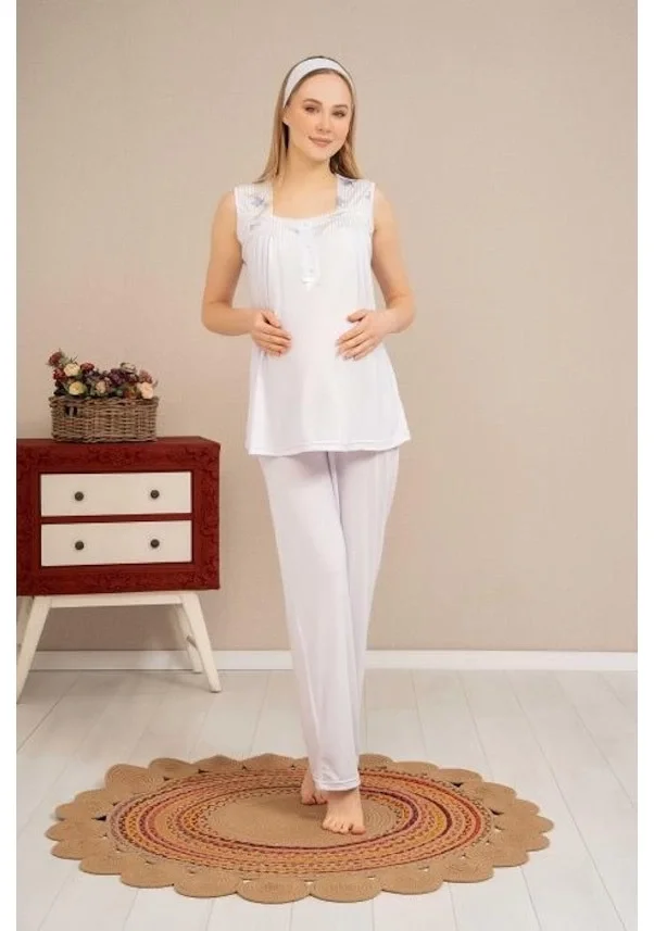 Ba-Ha 4521 Sabahlıklı Lohusa Pijama Takımı