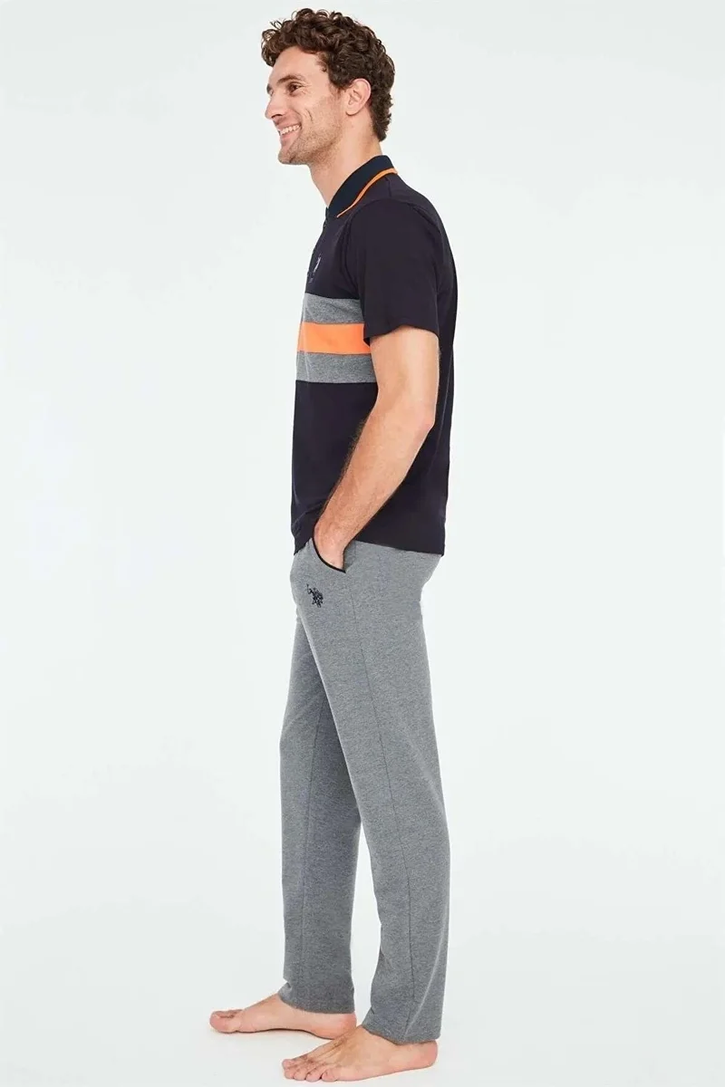 U.S Polo 18690 Erkek  Patlı Pijama Takım