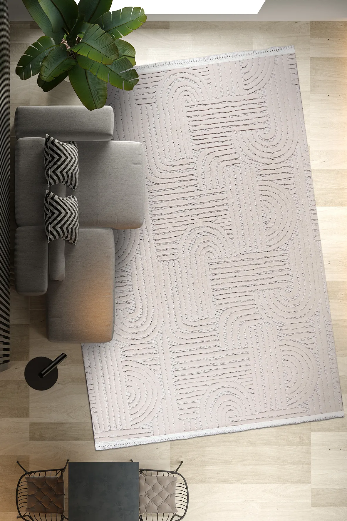 YoudayHomeCollection TİGANA Model Halı 200X350