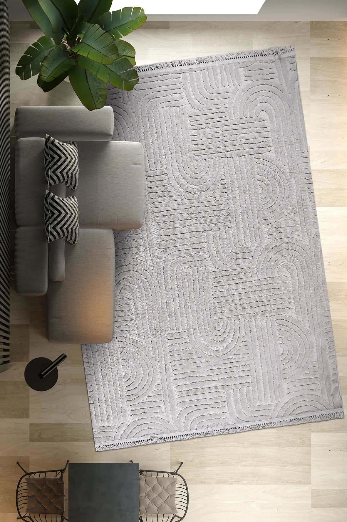 YoudayHomeCollection TİGANA Model Halı 160X350
