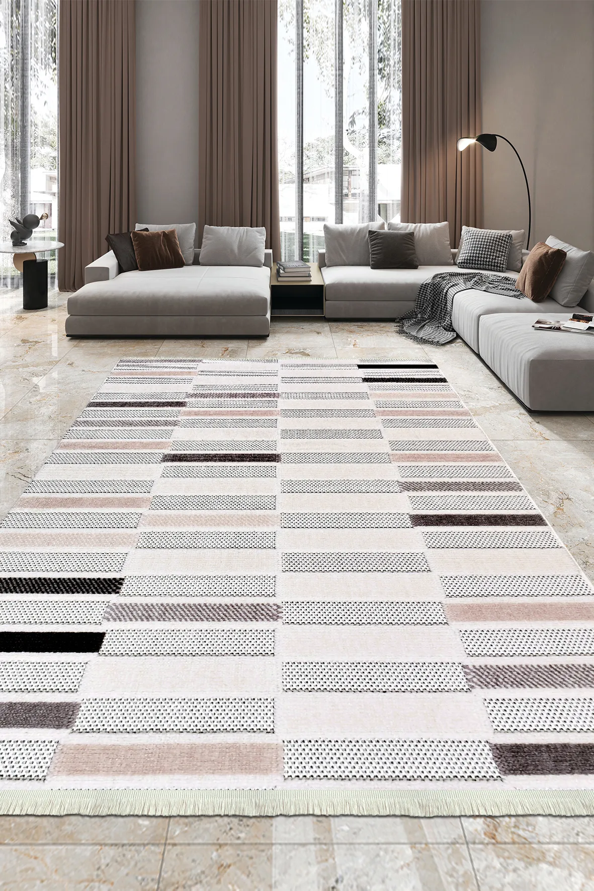 YoudayHomeCollection RİKO Model Halı 160X450