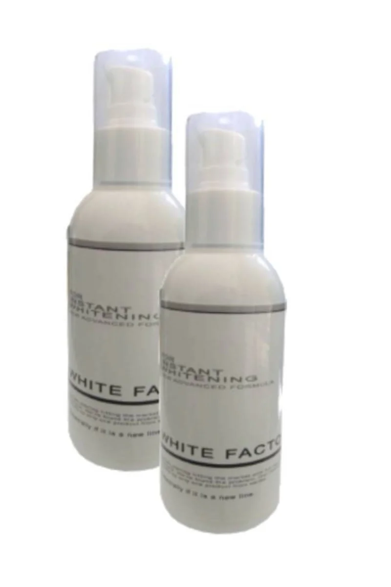 White Factor Cilt Beyazlatıcı Masaj Bakım Kremi 120 ml 2 Adet