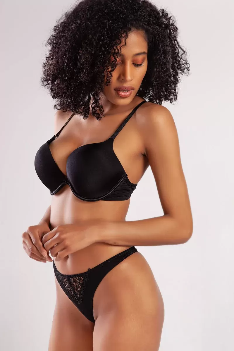 Garland Heavy Push up Bra, Siyah Konforlu ve Şık Sütyen