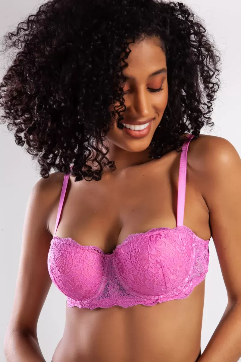 G.Colors Push Up Strapless Bra, Pembe Konforlu ve Şık Sütyen