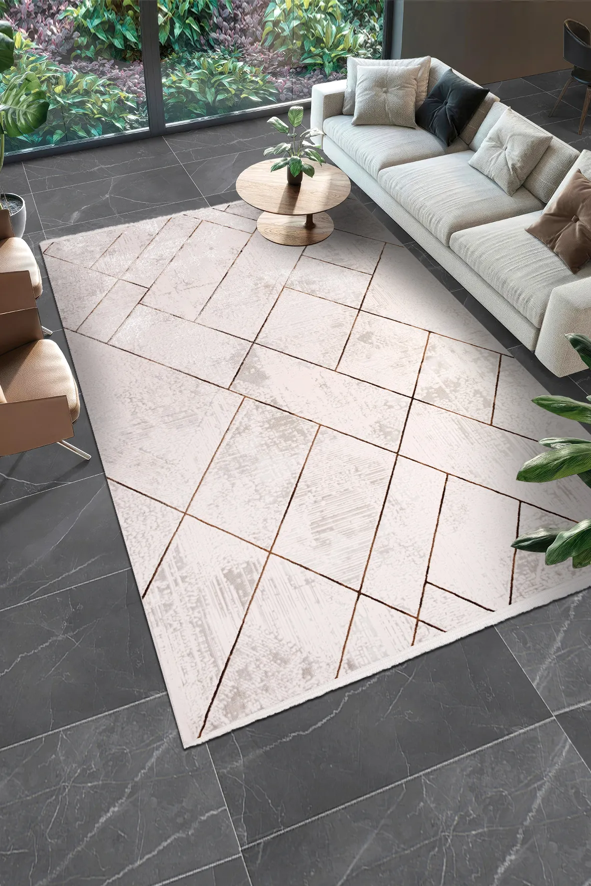 YoudayHomeCollection SAPPHİRE Model Halı 200X200