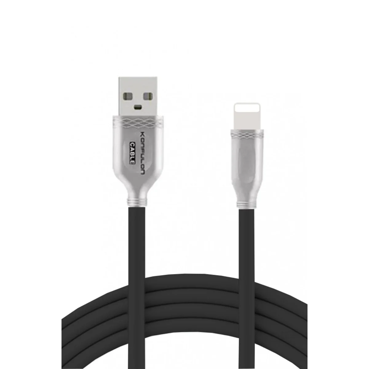 S48 Lightning Kablo iphone Uyumlu 1M 3A - Siyah