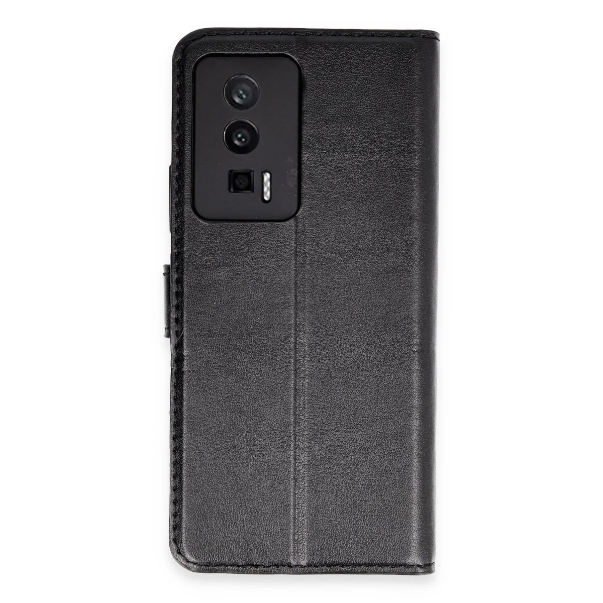 Poco F5 Pro Kılıf Trend S Plus Kapaklı Kılıf - Siyah