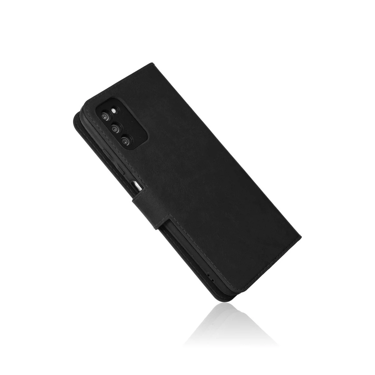 Galaxy A03S Kılıf Trend S Plus Kapaklı Kılıf - Siyah