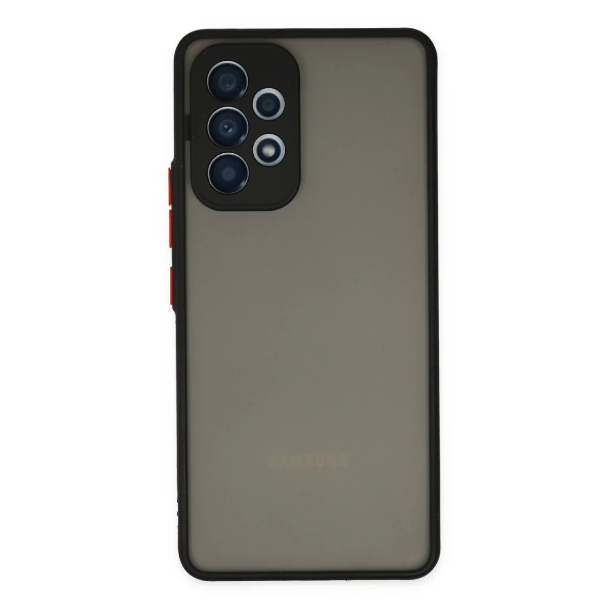 Galaxy A53 5G Kılıf Montreal Silikon Kapak - Siyah