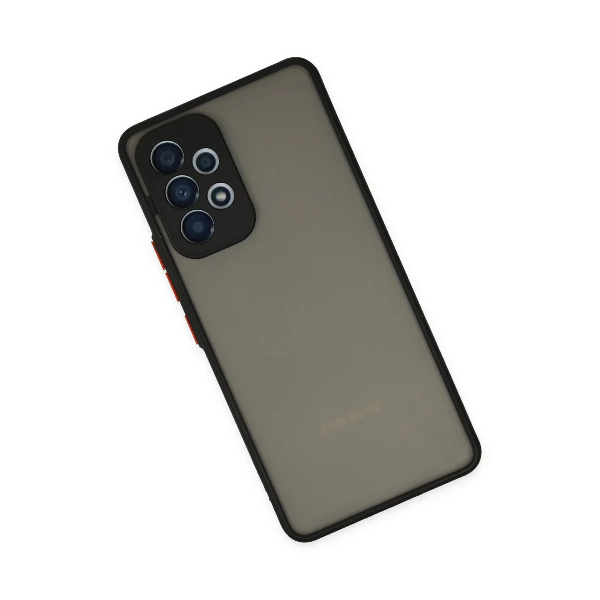 Galaxy A53 5G Kılıf Montreal Silikon Kapak - Siyah