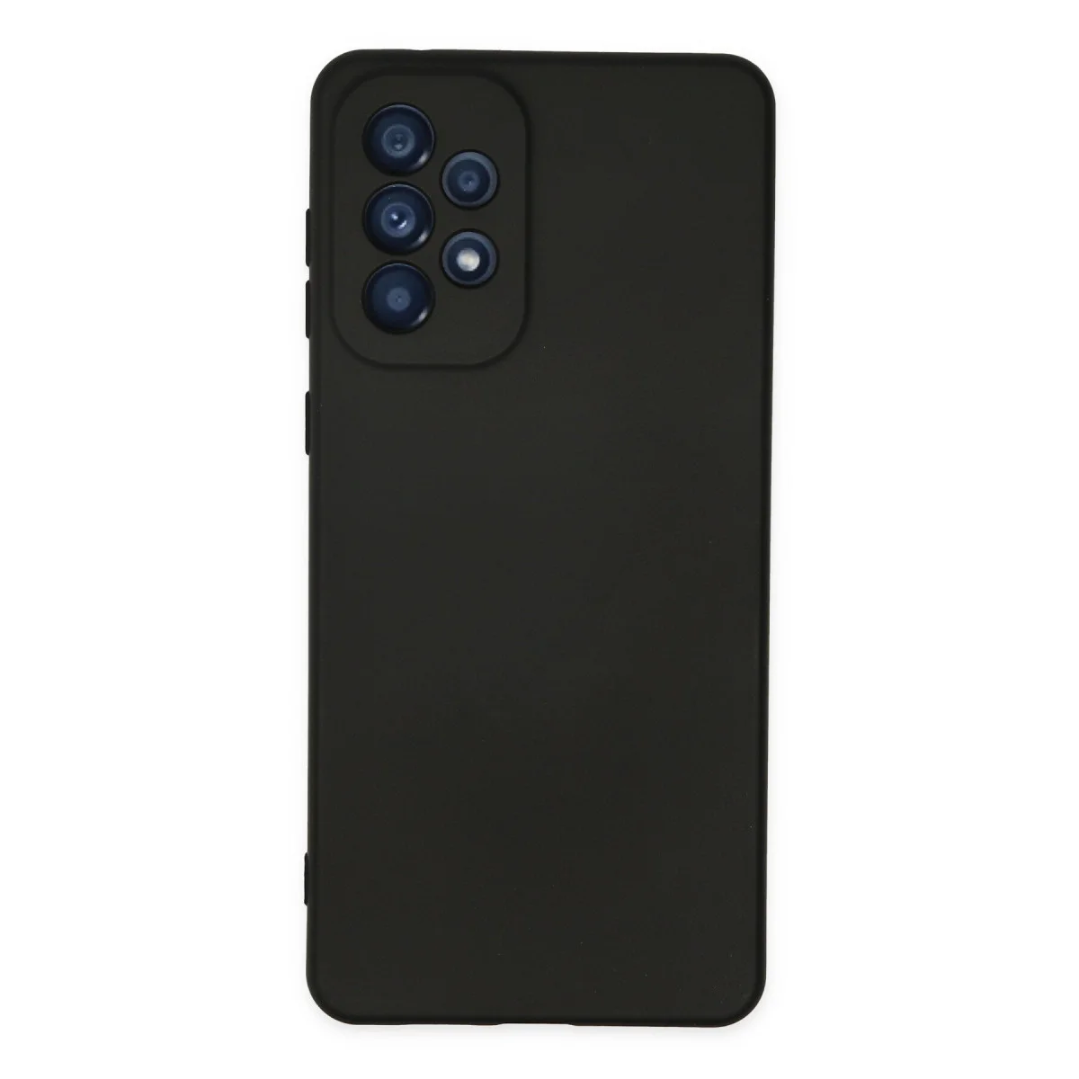 Galaxy A23 4G Kılıf Nano içi Kadife Silikon - Siyah