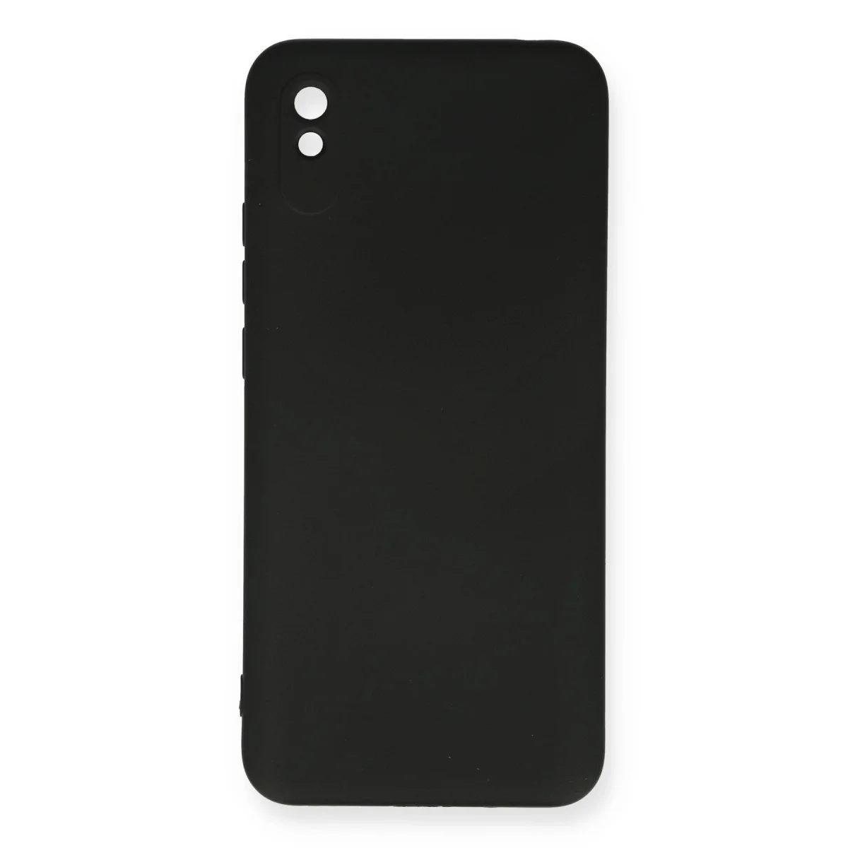 Redmi 9A Kılıf Nano içi Kadife Silikon - Siyah