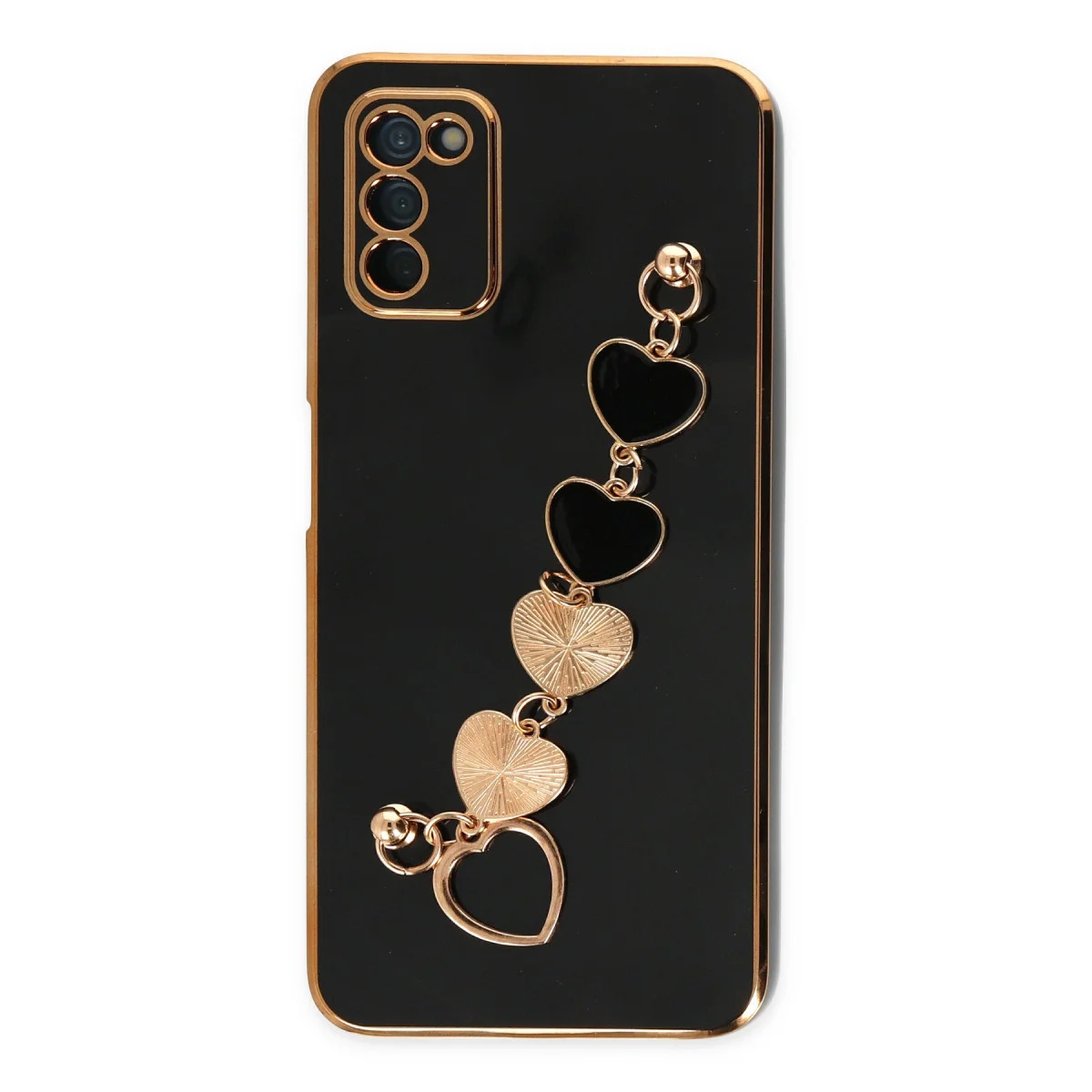 Galaxy A03S Kılıf Esila Silikon - Siyah