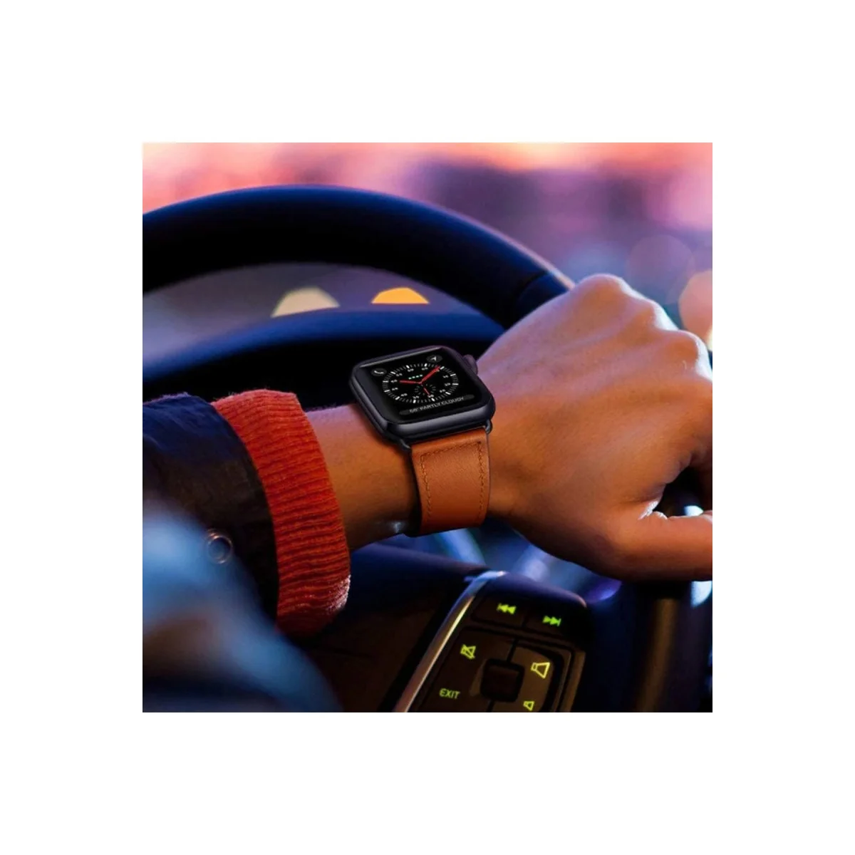 Watch 38mm KR415 Luaz Deri Kordon - Siyah