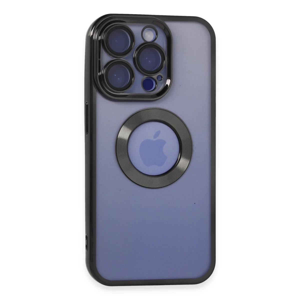 iPhone 15 Pro Max Kılıf Slot Silikon - Siyah