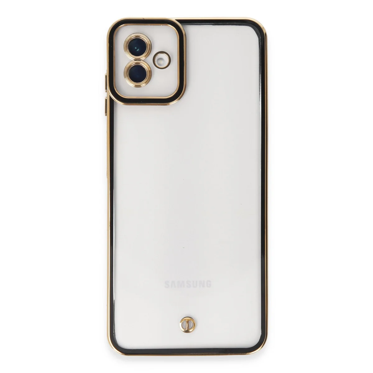 Galaxy A04 Kılıf Liva Lens Silikon - Siyah