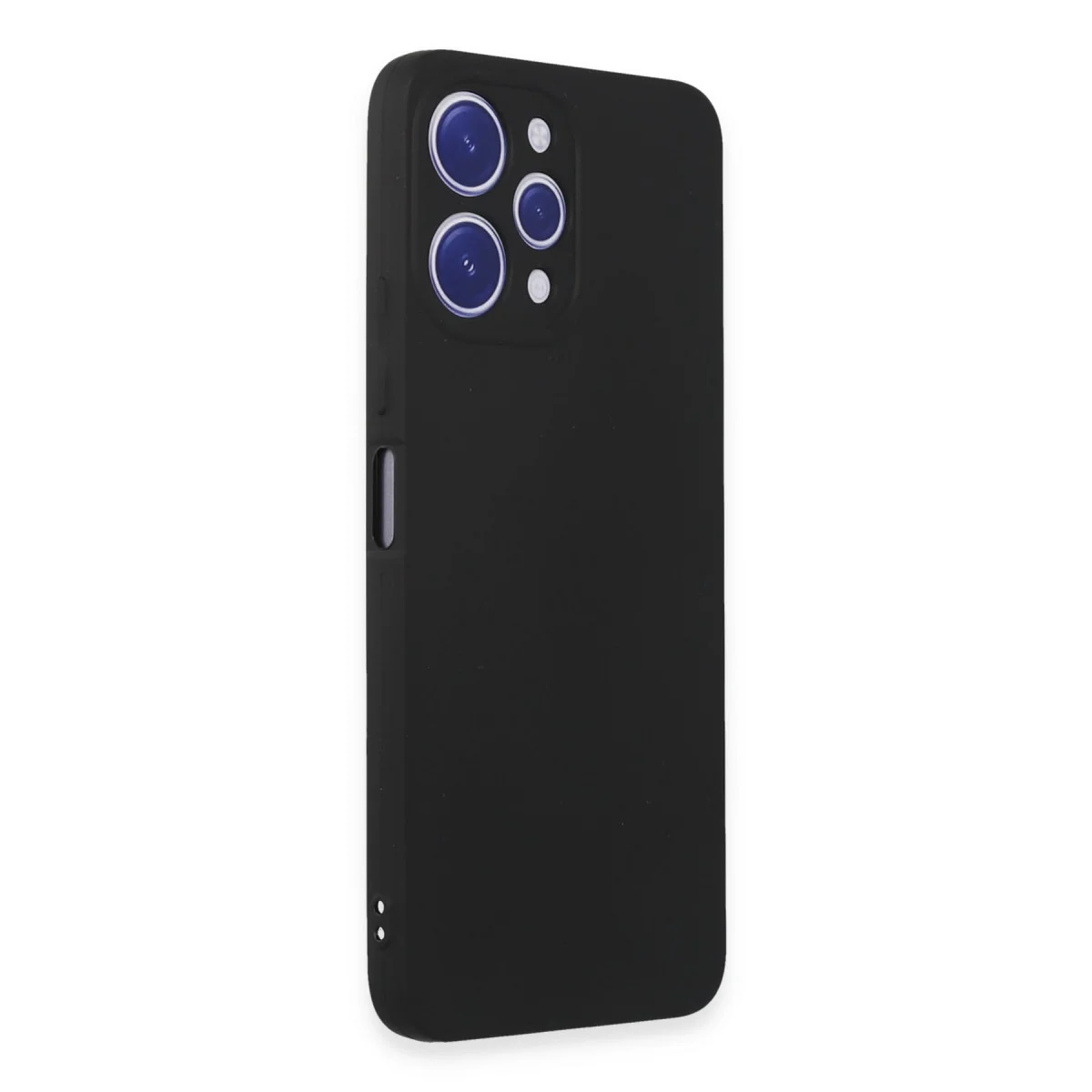 Redmi 12 Kılıf First Silikon - Siyah