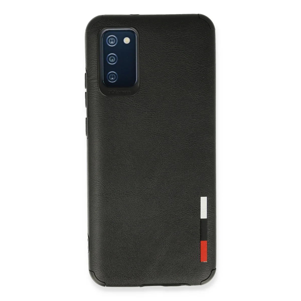 Galaxy A03S Kılıf Loop Deri Silikon - Siyah