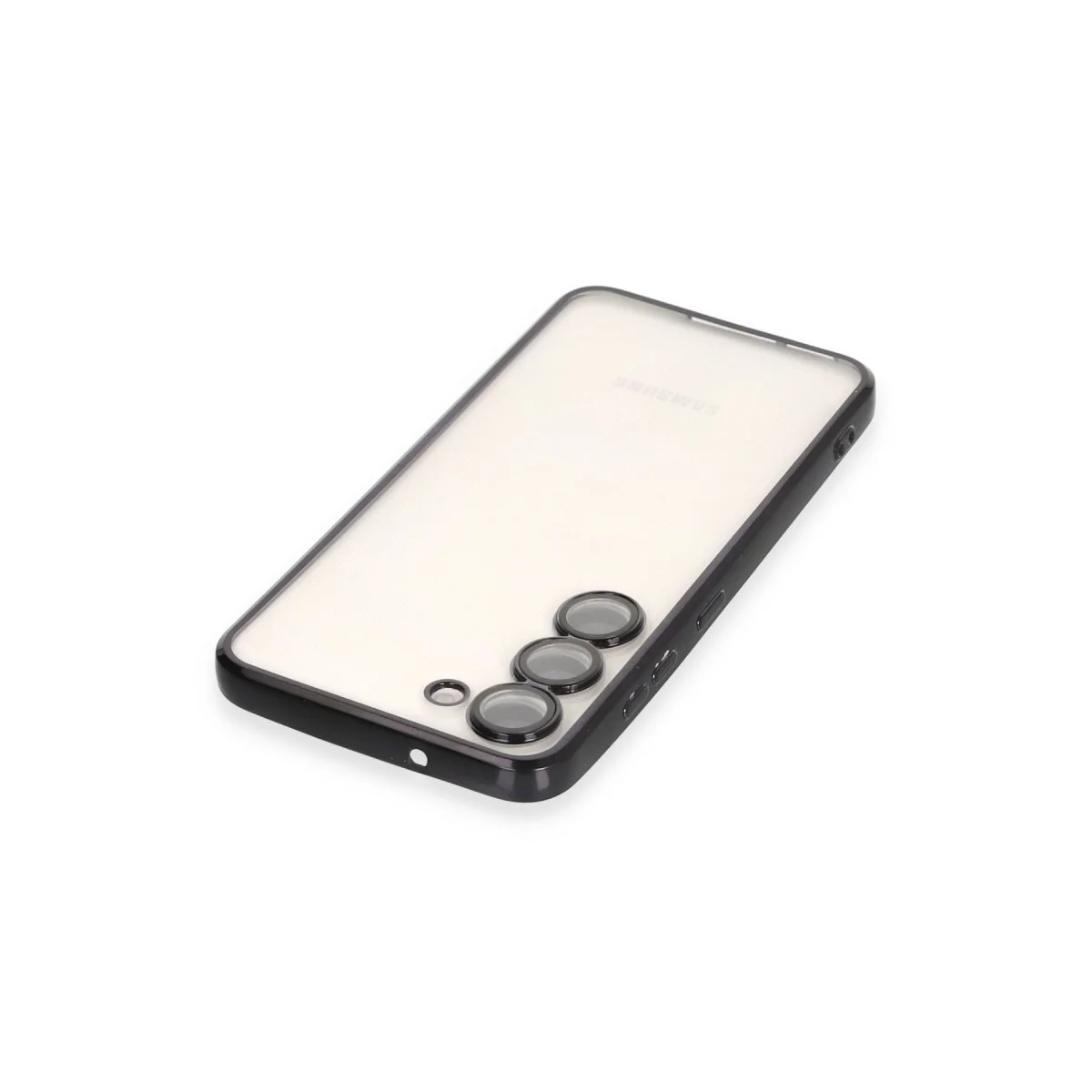 Galaxy S23 Kılıf Razer Lensli Silikon - Siyah