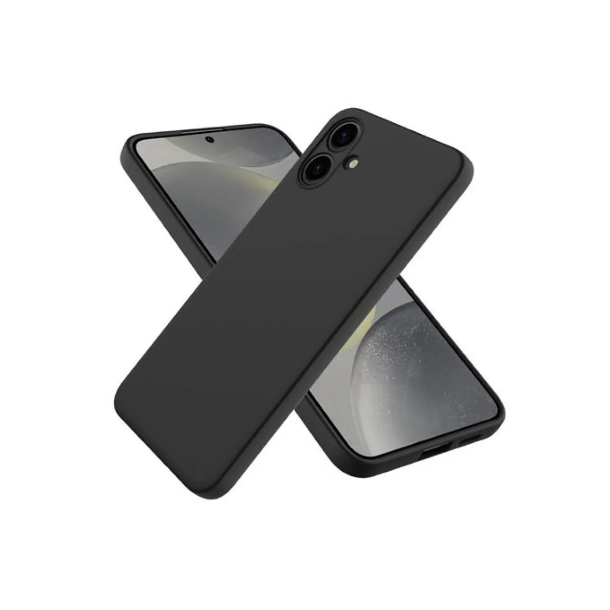 Galaxy A06 Kılıf First Silikon - Siyah
