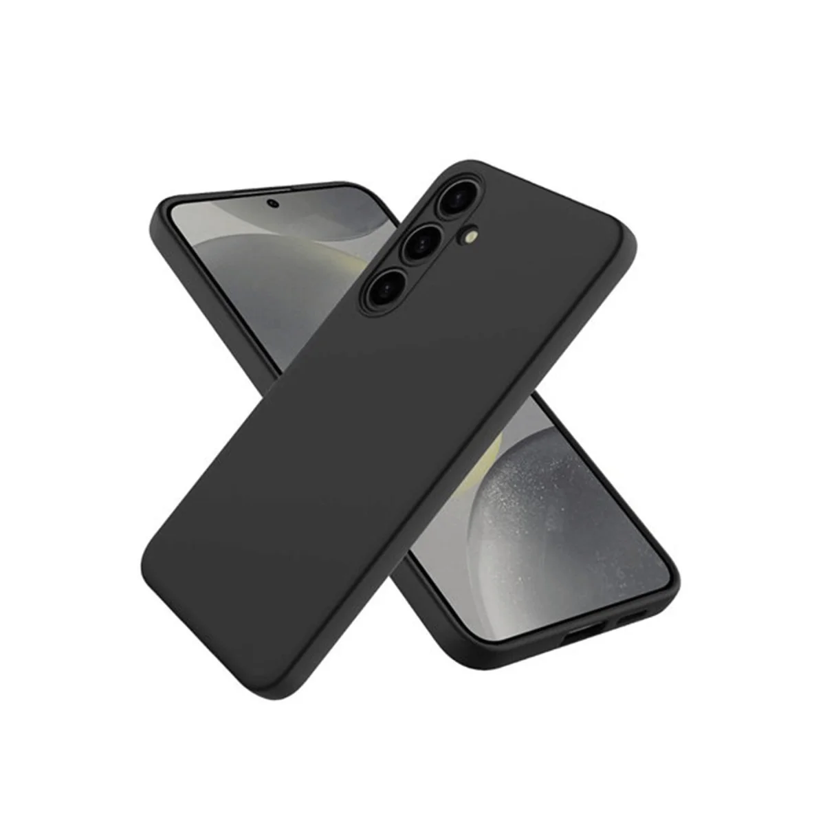 Galaxy A56 Kılıf Nano içi Kadife Silikon - Siyah