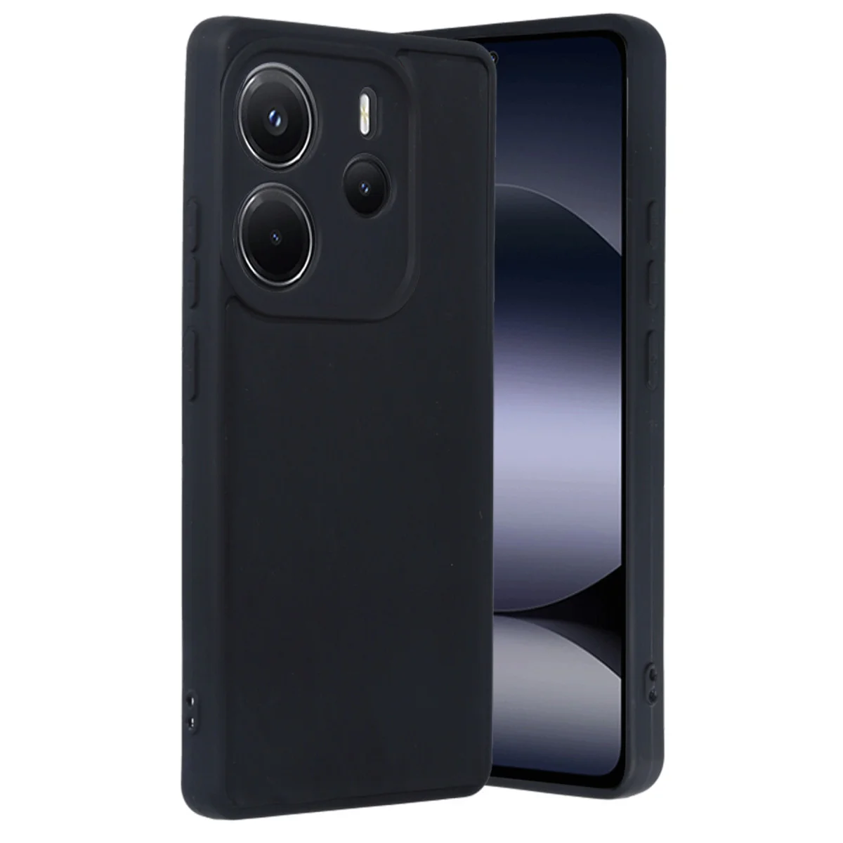 Redmi Note 14 4G Kılıf Aras Deri Kapak - Siyah