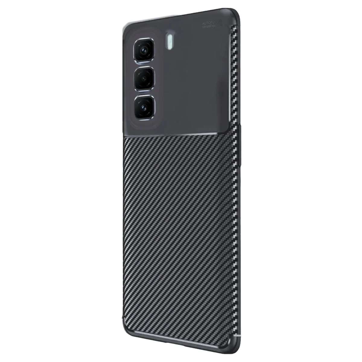 Hot 50 Pro Plus 4G Auto Focus Karbon Kapak - Siyah