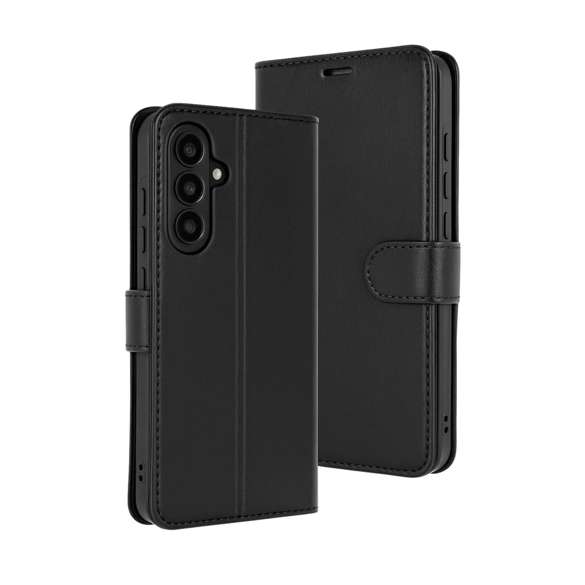 Galaxy S25 FE Trend S Plus Kapaklı Kılıf - Siyah