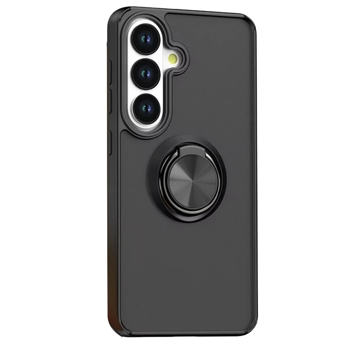 Galaxy S26 Montreal Yüzüklü Silikon Kapak - Siyah