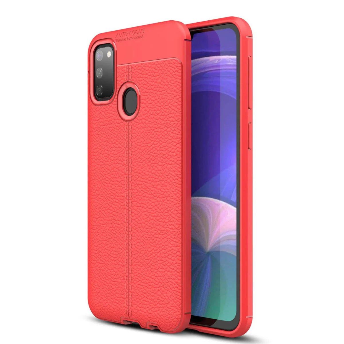 Galaxy M30S Kılıf Auto Focus Kapak - Kırmızı