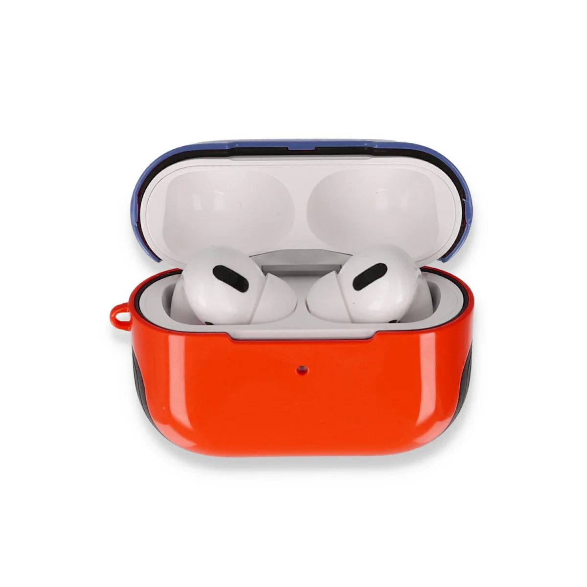 Airpods 3 (3.nesil) 3in1 Kılıf - Kırmızı-Lacivert